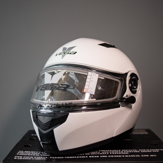 Шлем для снегохода с подогревом VEGA WINTER Белый